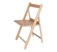 WELL HOME MOBILIARIO & DECORACIÓN Silla Norte en Madera de Haya, Acabado en Barniz, 43x47x79 cm