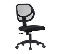 Silla oficina escritorio dinamic, altura regulable, tela transpirable negro 62x87-97x49 cm