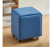Silla otomana de cubo, silla 5 en 1 con ruedas giratorias, sofá apilable para sala de estar y dormitorio