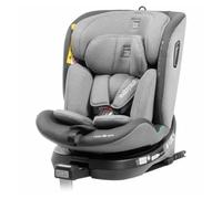 BABYAUTO - Silla de coche i-Size AITANA GR. 0+/1/2/3 hasta los 36Kg o 150 cm. Edad: 0 a 12 años - Giratoria y reclinable - Pata de apoyo, A contramarcha 18 Kg - ISOFIX (GRIS ANTRACITA)