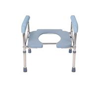 Silla Para Inodoro,Plegable Móvil Silla De Baño,Taburete Para Inodoro Móvil,Adecuado para Ancianos y Mujeres Embarazadas y Personas Heridas.