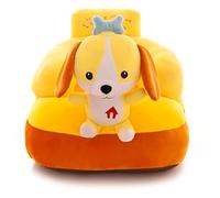 Silla para niños con diseño de animales de peluche de dibujos animados, sillón reclinable con forma de animal con relleno de algodón PP, sofá perezoso antideslizante para niños y (Kleiner Hund)