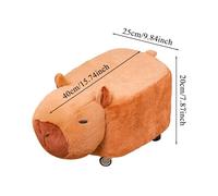 Silla para sentarse con forma de carpincho: asiento de piso ďe felpa , reposapiés đe animales, muebles para niños rellenos d́e espuma, cojín d̄e dibujos animados, decoración dé sala ďé ju