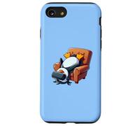 Silla para Videojuegos Funny Penguin VR Chill Nerd Carcasa para iPhone SE (2020) / 7/8