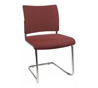 Silla para visitas, apilable Topstar, silla oscilante, respaldo acolchado, UE 2 unid.