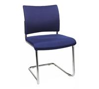 Silla para visitas, apilable Topstar, silla oscilante, respaldo acolchado, UE 2 unid.