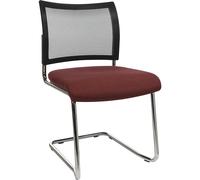 Silla para visitas, apilable Topstar, silla oscilante, respaldo reticulado, UE 2 unid.