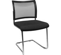Silla para visitas, apilable Topstar, silla oscilante, respaldo reticulado, UE 2 unid.