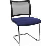 Silla para visitas, apilable Topstar, silla oscilante, respaldo reticulado, UE 2 unid.