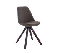 Silla para visitas troyes square en tela gris oscuro 56x48x84 cm