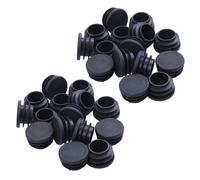 Silla Patas de Mesa 25mm Diametro Tapa de Plastico Redondo Tubo Insercion x 30