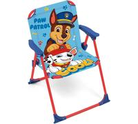 ARDITEX Silla Plegable con Brazos de Chase y Marshall de la Patrulla Canina - 38x32x53cm - Adecuado para jardín, Camping, Playa o montaña - Ideal para niños y niñas.