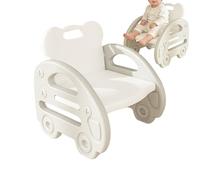 Silla pequeña para niños, y resistente con respaldo, asiento infantil de dibujos animados para niños, para jardín al aire libre, camping, comedor, estudio, hogar, escuela, guardería, jardín de