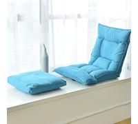 Silla perezosa con soporte para la espalda, sofá plegable de 5 posiciones ajustables, funda extraíble, silla reclinable para la sala de estar (color:C)