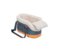 Silla Perro Coche Consola Central Asiento Coche Perros Reposabrazos Suave Asiento Coche Mascotas Bolsas Viaje Perros Gatos con Correas Bolsillo Almacenamiento