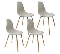 Silla Phenix (Gris, 4 pzs.)