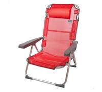 Silla playera alta multiposición rojo aktive