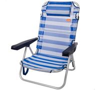 SILLA PLEG ALU 5 POS 48X46X84CM C/COJIN+ASA-TEXTILENO-MAR