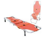 Silla Plegable 2 en 1 para Camilla de Ambulancia, Silla Camilla de Emergencia, Camilla portátil, Elevador de Escalera Ligero de aleación de alumbre, Silla Plegable para evacuación, Ayuda a la movili