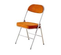 Silla plegable acolchada con asiento y respaldo gruesos, tela de pana duradera para un uso cómodo en bodas, fiestas y eventos de oficina