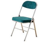 Silla plegable acolchada con asiento y respaldo gruesos, tela de pana duradera para un uso cómodo en bodas, fiestas y eventos de oficina