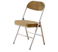 Silla plegable acolchada con asiento y respaldo gruesos, tela de pana duradera para un uso cómodo en bodas, fiestas y eventos de oficina