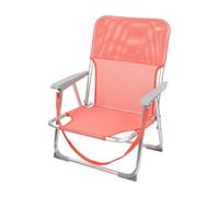 Silla Plegable AKTIVE (Coral - Textilene - 55x35x72 cm)