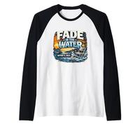 Silla Plegable Alabama Riverboat Fade in The Water Camiseta Manga Raglan