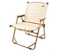 AKTIVE 63022 - Silla Plegable de Camping Tipo Glamping Sabana, Material: poliéster y Aluminio, Resistente, Peso máximo soportado 110 kg, Medidas 61 x 54 x 77 cm