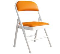 Silla plegable apilable para uso en interiores y exteriores, construcción de tubo de acero duradero, perfecta para eventos, escuelas y reuniones, diseño cómodo y ahorra espacio