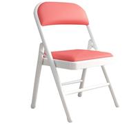 Silla plegable apilable para uso en interiores y exteriores, marco de acero duradero, ideal para eventos, escuelas, fiestas y reuniones, diseño de ahorro de espacio, asiento cómodo