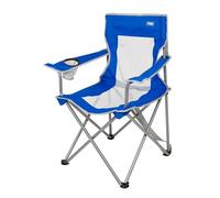 Silla plegable camping con posavasos y respaldo transpirable aktive 46 cm