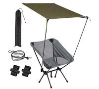 Silla plegable Canopy | Techo de tienda de campaña para sillas de camping al aire libre, salón, sombrilla, sombrilla para exteriores, jardín, terraza, senderismo, actividades de ocio