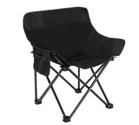 Silla Plegable compacta para Adultos Que Buscan Asientos al Aire Libre portátiles Eventos de césped, Cola y picnics con una Bolsa de Transporte Negro