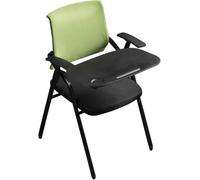 Silla plegable con diseño ergonómico y tablero de escritura extra grande para oficina, instituciones de formación y uso comercial