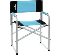 Silla plegable con reposabrazos brunner bravura azul claro-negra
