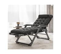 Silla plegable con respaldo ajustable y almohada, silla portátil para ocio al aire libre con reposabrazos de masaje, marco de acero para jardín, patio, playa, camping