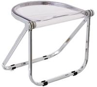 Silla plegable de acrílico transparente para eventos, sala de estar, cocina, hotel, cafetería, portátil y práctica silla de comedor