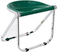 Silla plegable de acrílico transparente portátil para sala de estar, cocina, hotel, cafetería, comedor, práctica y elegante silla plegable