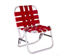 Silla Plegable de Aleación de Aluminio con Respaldo con Asiento de Tejido de Poliéster Reforzado Taburetes Plegables Soporta 150 Kg Patas Antideslizantes Se Pliega Hasta Alcanzar un Grosor de 6cm