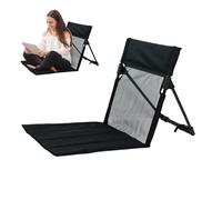 Silla Plegable de Camping, Silla Plegable de Camping de 15.42 Pulgadas | Sillas de césped con Respaldo | Asiento portátil de Suelo para, Senderismo, Patio, Viajes, Playa, Picnic, Patio