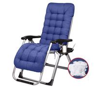 Silla plegable de jardín de gravedad cero, tumbona reclinable ajustable para patio y terraza al aire libre