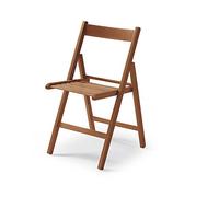 Silla plegable de madera de cerezo