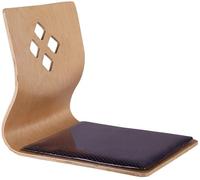 Silla plegable de madera japonesa para sentarse cómodamente, ideal para sala de estar, meditación y juegos, diseño que ahorra espacio