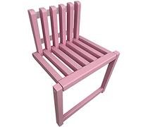 Silla plegable de madera maciza, taburete montado en la pared que ahorra espacio con patas de apoyo, diseño resistente que soporta hasta 150 kg, perfecto para pasillos