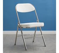 Silla plegable de metal apilable y portátil para uso en interiores y exteriores, calidad comercial, perfecta para eventos en casa, oficina, eventos, solución de asiento duradera