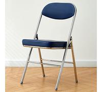 Silla plegable de metal apilable y portátil para uso en interiores y exteriores, calidad comercial, perfecta para el hogar y la oficina, diseño duradero y que ahorra espacio