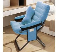 Silla plegable de metal portátil para dormitorio, sillón de lectura, ideal para sala de estar y dormitorio, diseño compacto que ahorra espacio, solución de asiento cómoda