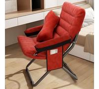 Silla plegable de metal portátil para dormitorio, sillón de lectura, silla acogedora y versátil para sala de estar, dormitorio y dormitorio, diseño de ahorro de espacio