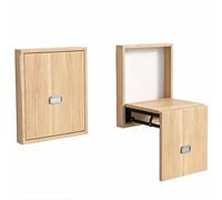 Silla Plegable De Pared, Banco Plegable Invisible para Zapatos De Pared | Banco de zapatos plegable de madera, capacidad de 330 libras, asiento ducha plegable for entrada, vestíbulo o baño(Brown)